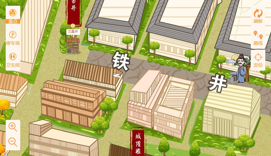 吉州智慧景区：手绘地图与语音导览的完美融合